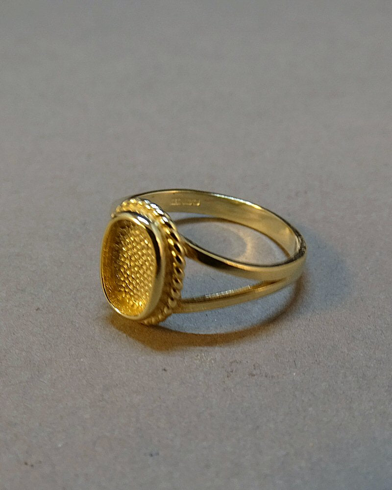 Solid Sterling Silver Ring Blanks – Stamped S925 – Fits 4mm & 5mm Stones – US Sizes 6.5–10