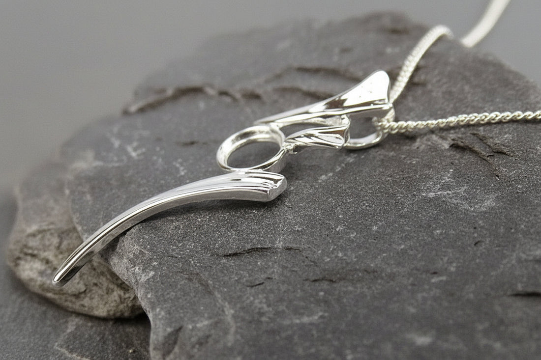 Silver Pendant Mount For 6mm Stone