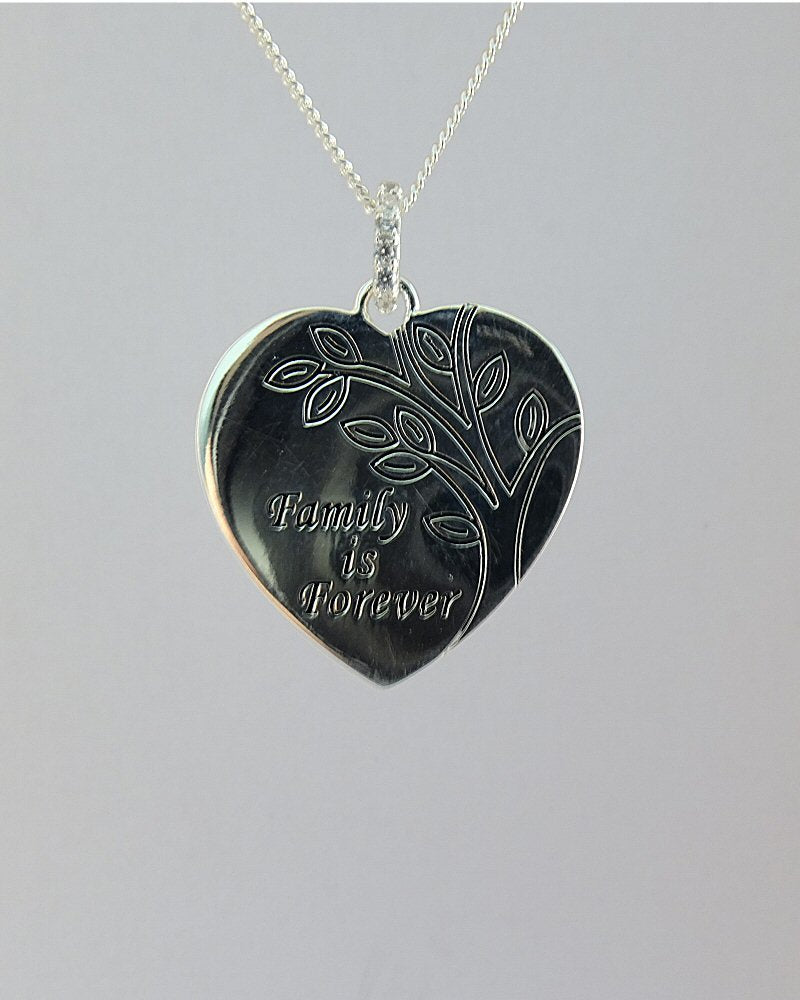 Solid Silver 925 Heart Blank For Engraving