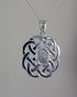 silver cltic knot pendant for cabochon
