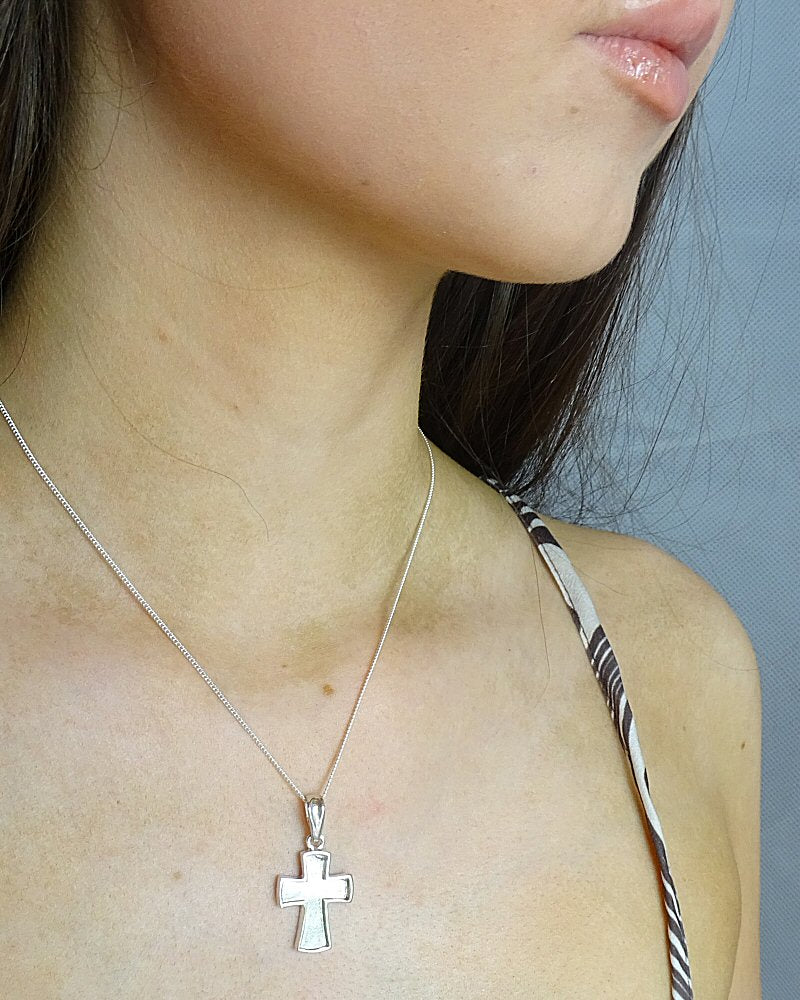 Solid Back Cross Mount Perfect for a Ashes Memorial Gift