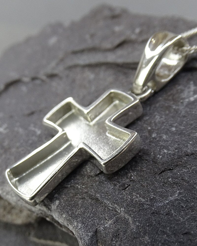 Solid Back Cross Mount Perfect for a Ashes Memorial Gift