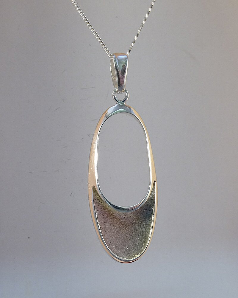 Large Silver Pendant Blank Perfect For Resin