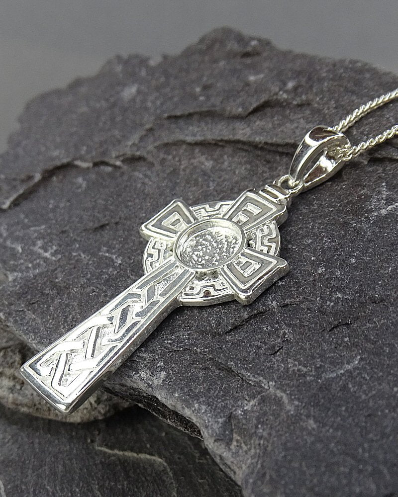 Silver Celtic Cross To Fit A 6mm Cabochon