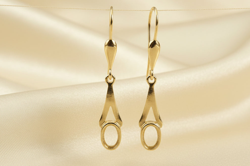 Solid Gold Drops To Fit 6X4