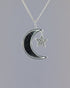 unset moon pendant suitable for resin
