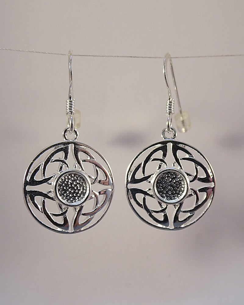 5mm Celtic Eardrop Ready To Set 5mm Cabochon