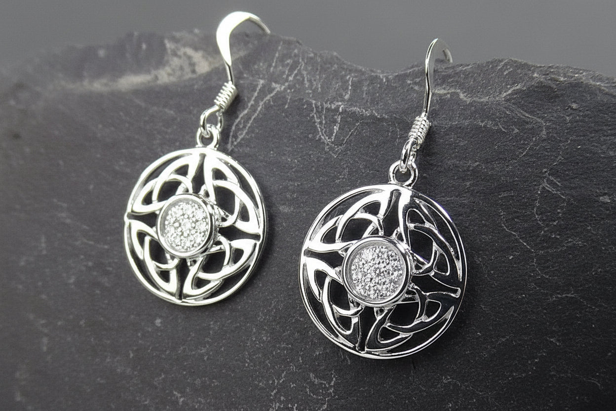 5mm Celtic Eardrop Ready To Set 5mm Cabochon