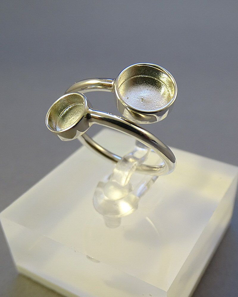 silver adjustable ring mount