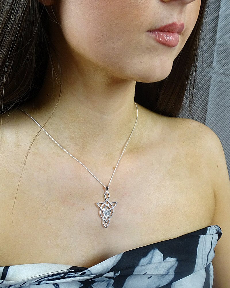 Celtic Style Pendant to fit 8x6 cabochon or resin