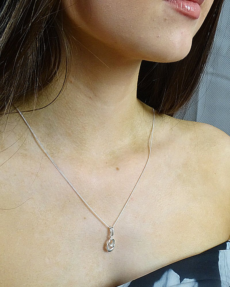 Small Silver Pendant Setting to Mount 7x5