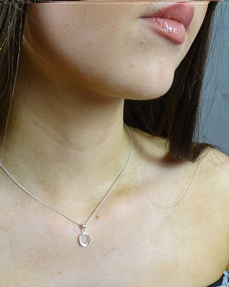 Silver 925 10x8 Pendant Cabochon Setting