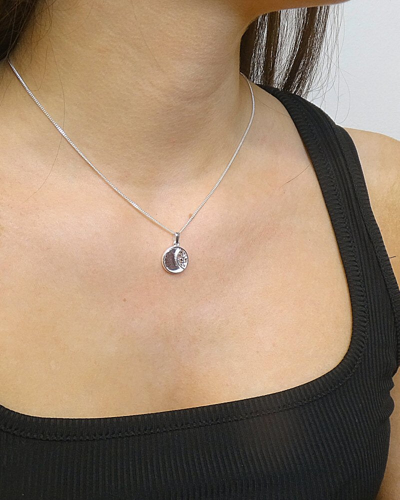 Solid Silver Pendant Suitable for Use With Resin