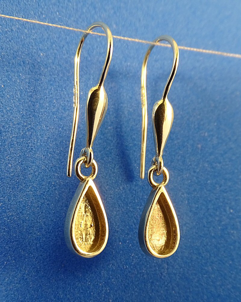 Gold Tear Drop earrings