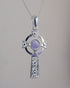 silver celtic cross blank