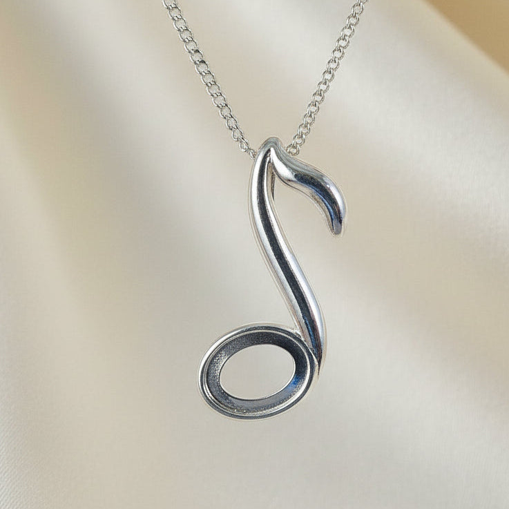 MUSIC NOTE PENDANT TO TAKE A STONE