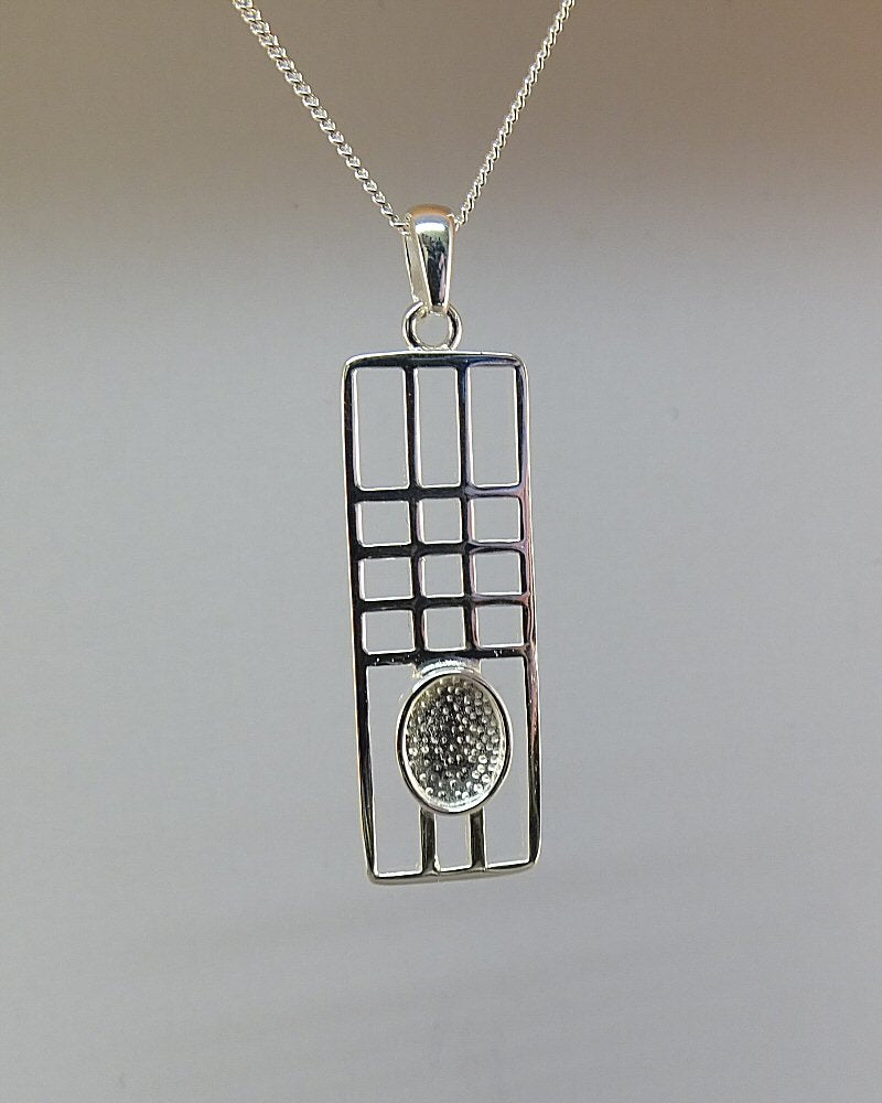 Rene mackintosh style pendant mount