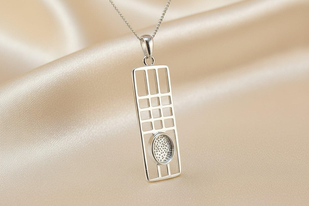 Rene mackintosh style pendant mount