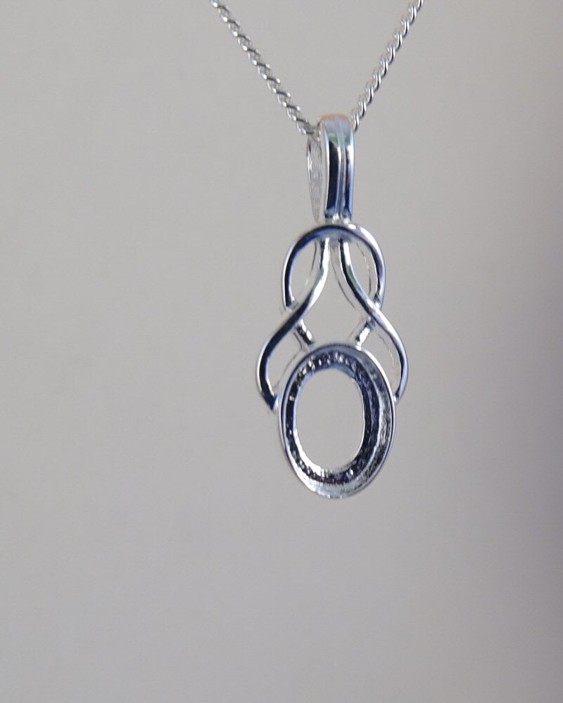 Celtic Pendant Mount Without Stone For 8x6