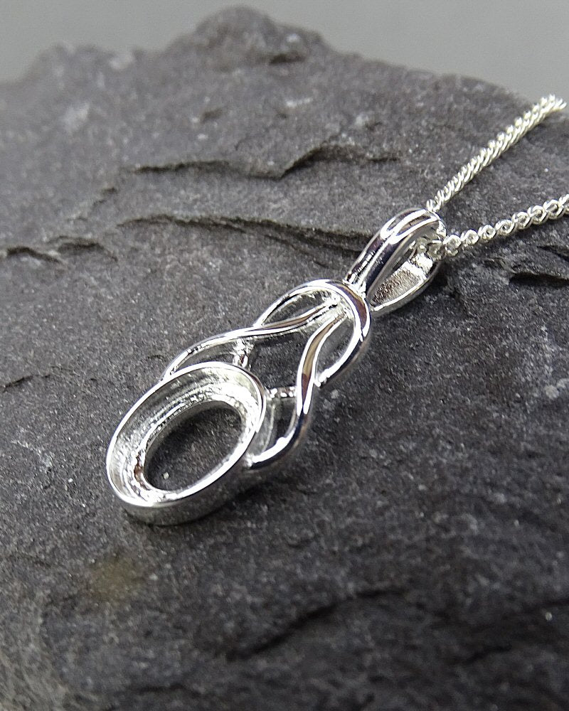 Celtic Pendant Mount Without Stone For 8x6