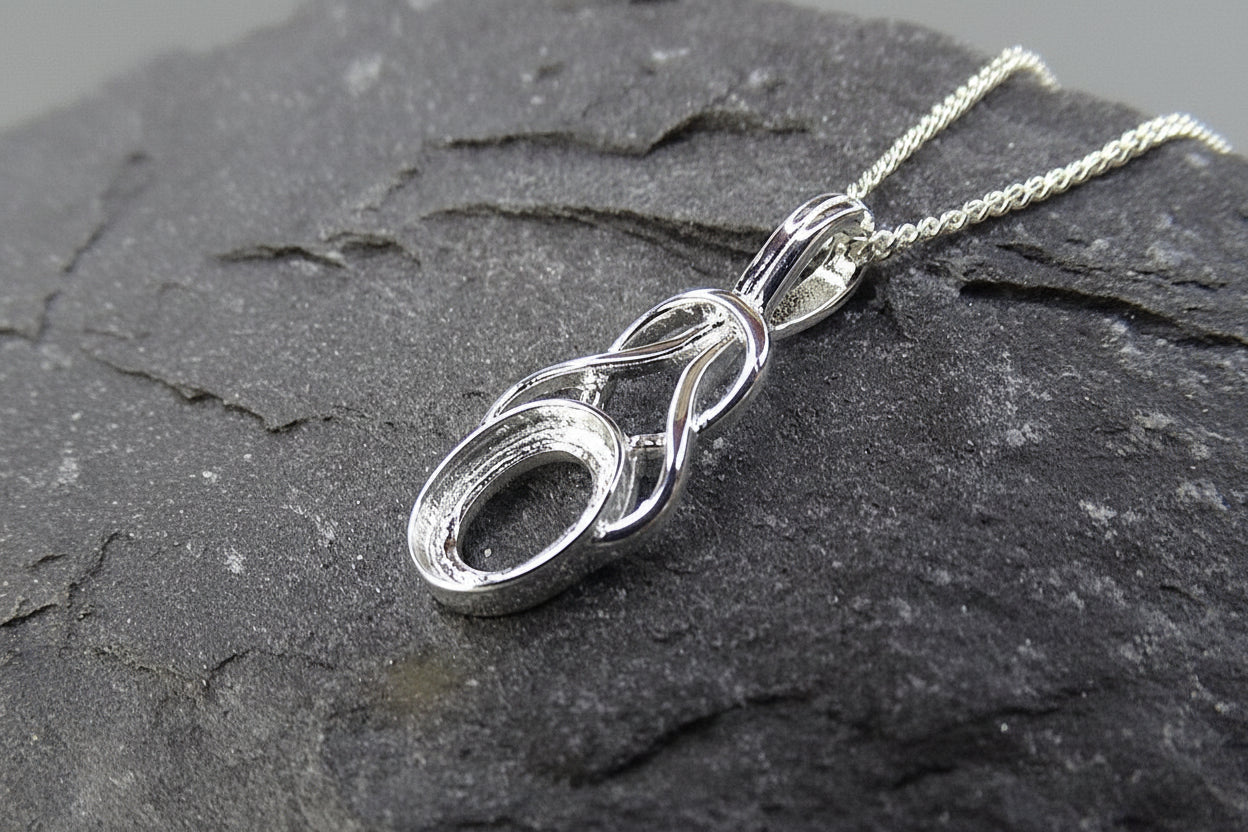 Celtic Pendant Mount Without Stone For 8x6