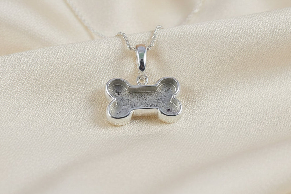 dog bone memorial pendant