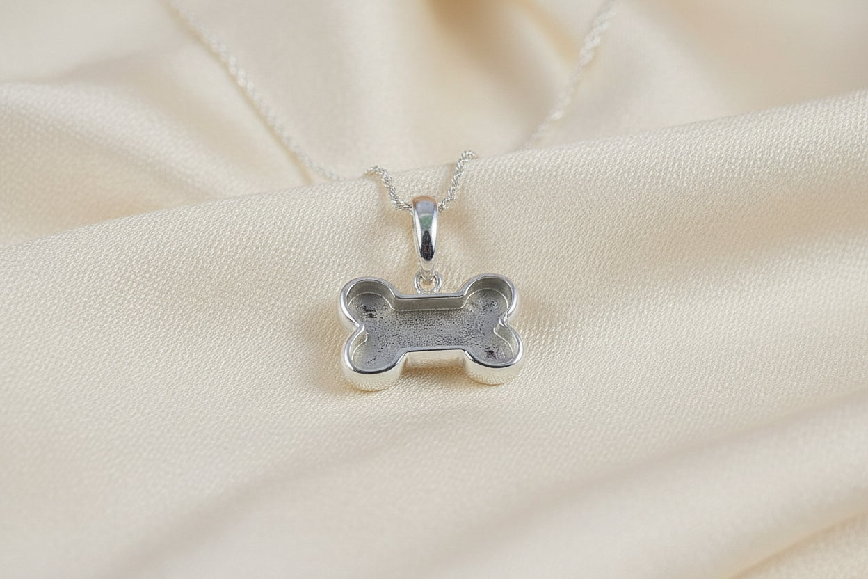 dog bone memorial pendant