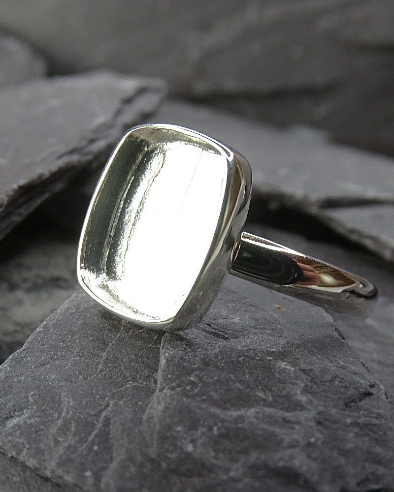 12x10 Square Ring Mount For Stones or Resin