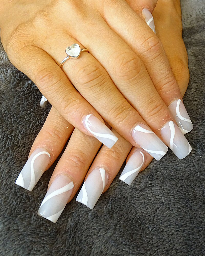 Simple Silver Heart Stacker Ring