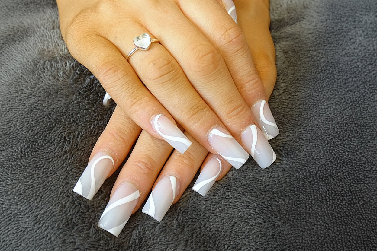 Simple Silver Heart Stacker Ring