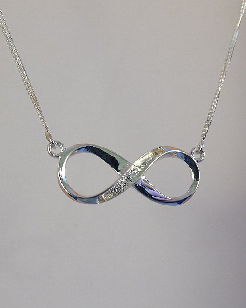 silver infinity pendant for resin