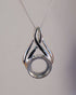 silver pendant to fit 8mm stone
