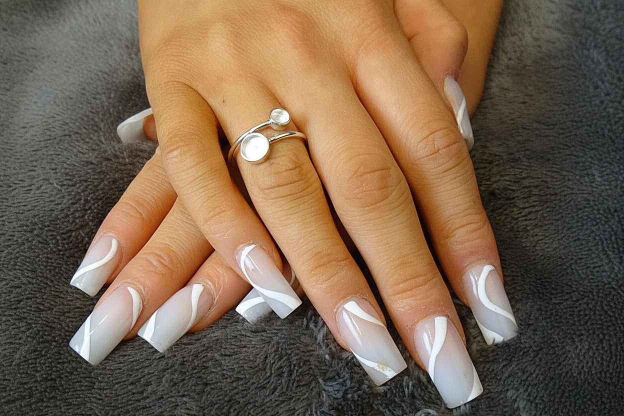 Two Stone Adjustable Ring 6mm & 4mm