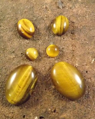 Golden Tiger Eye Cabochons