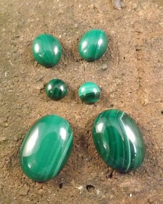 Malachite Cabochons