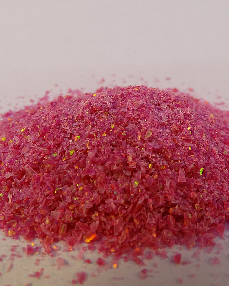 Crushed Opal Carmine Red