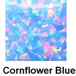 Crushed Opal , Cornflower Blue