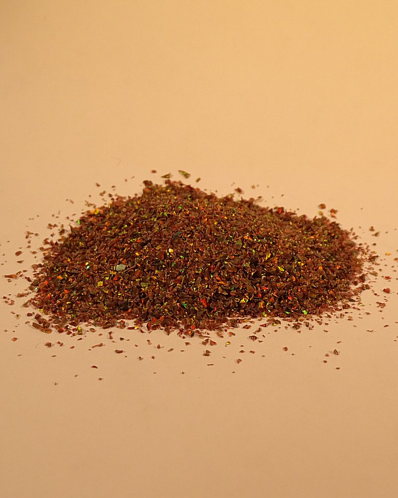 Crushed Opal / Black/Red Opal