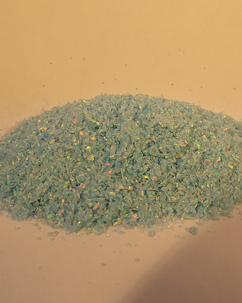 Crushed Opal Fire Turquise
