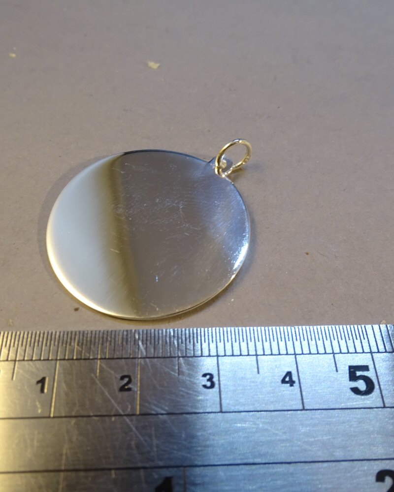 ENGRAVEABLE SILVER DISCS