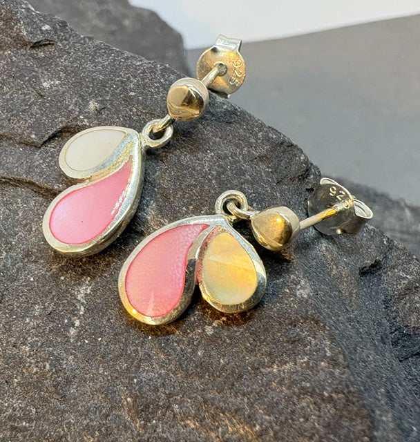 FANCY DROP EARRINGS WITH PINK M,O,P