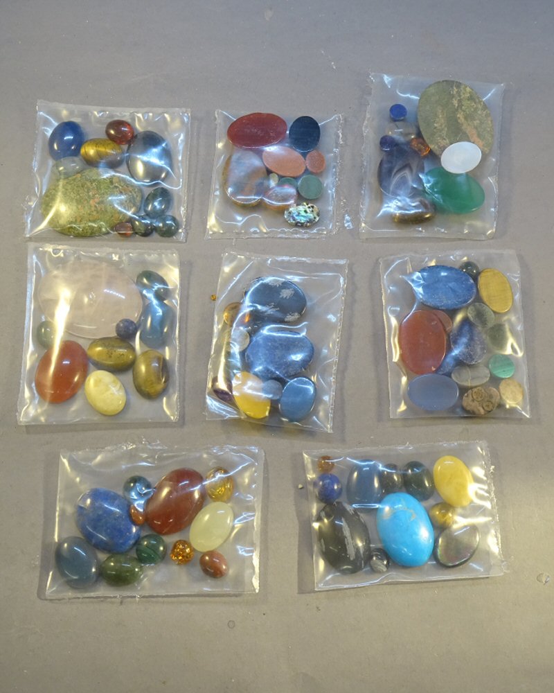BAGS OF ASSORTED CABOCHONS