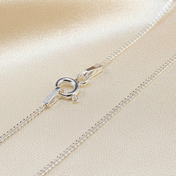 Very Popular Light Weight Silver Curb Chain