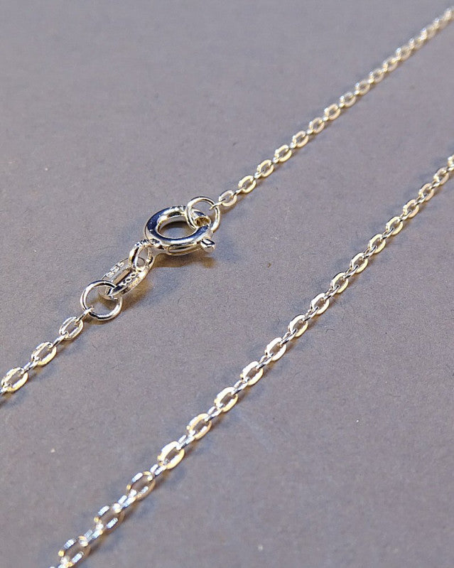 18 Inch Silver Trace Chain