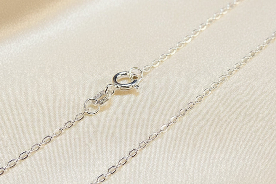 18 Inch Silver Trace Chain