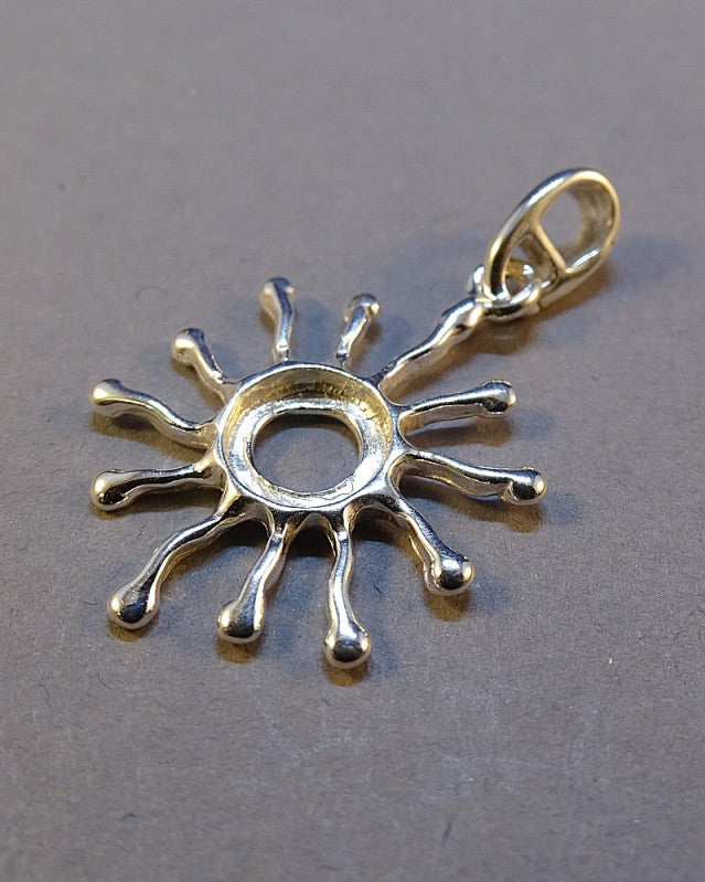 Sun Burst Pendant To Fit 7mm Stone