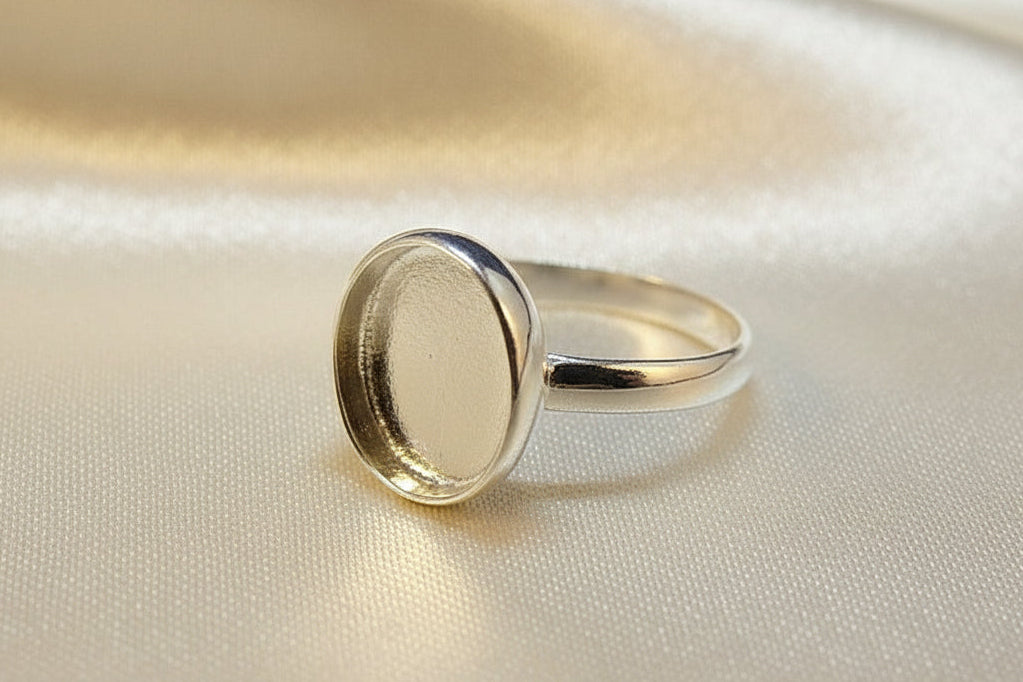 Silver Ring Mount For 10x12 Or Resin