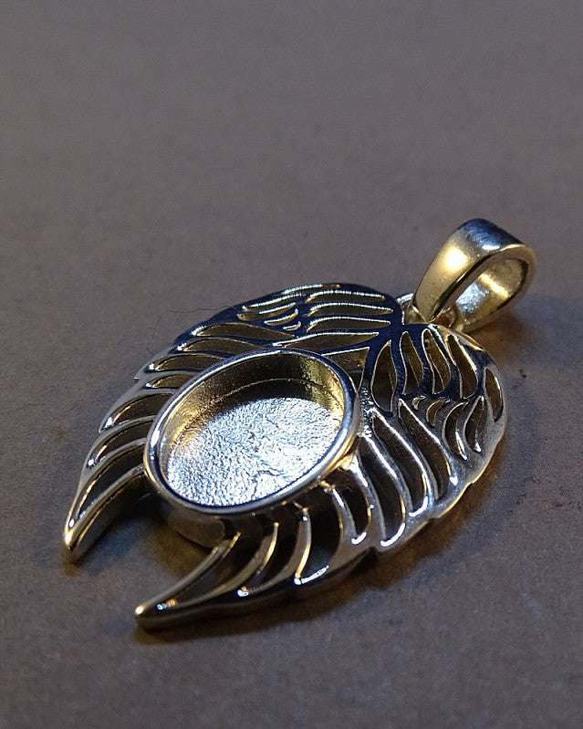 Angel Wings Pendant Suitable For Resin Ashes Memorial pendant