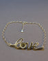 Silver Love Bracelet For 6mm Cabochon or Resin