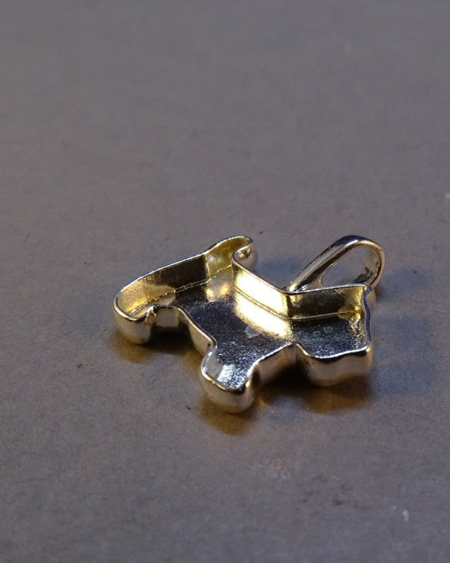 Silver Dog Pendant Suitable For Resin And Ashes